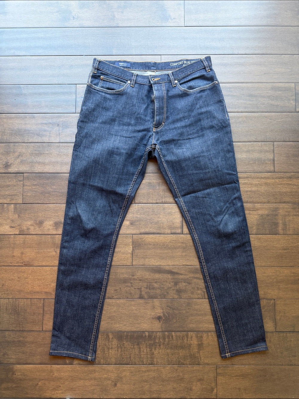 Zegna Sort Regular Fit Men’s Jeans - Dark Blue